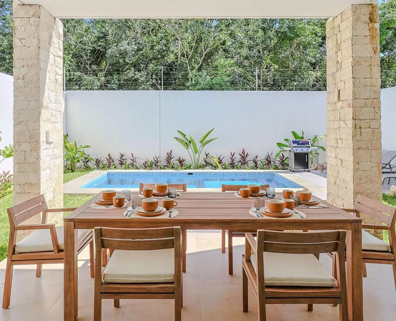 Willa Modern Townhouse With Private Pool And Bbq Area Playa del Carmen 0*,