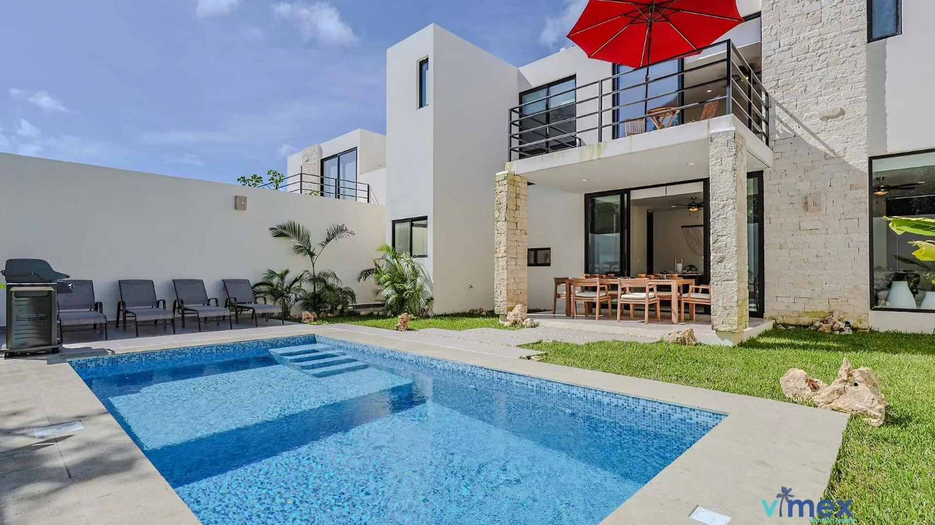 Willa Modern Townhouse With Private Pool And Bbq Area Playa del Carmen 0*,